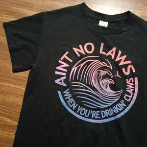 WHITE CLAW T-SHIRT - Small // Funny logo brand drink graphic tee shirt beverage